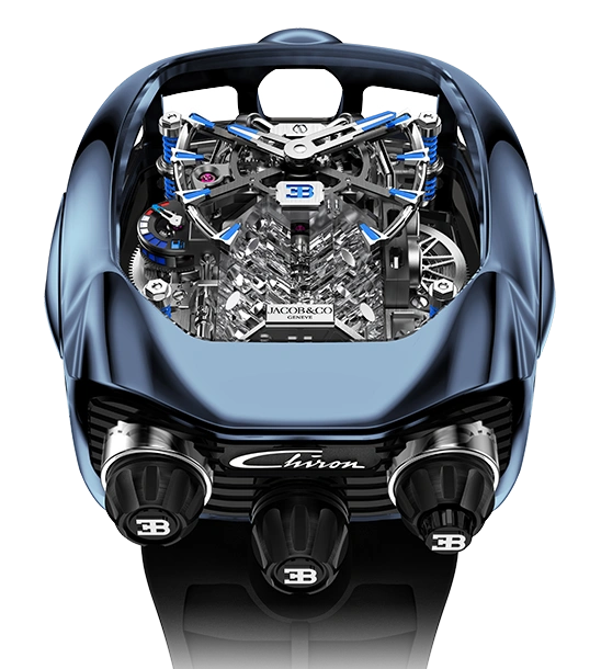 BUGATTI CHIRON BLUE TITANIUM - Cortina Watch Taiwan