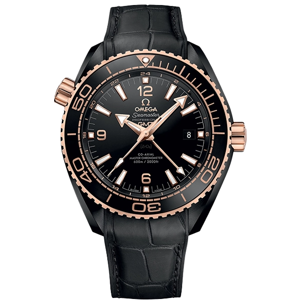 PLANET OCEAN 600M CO‑AXIAL MASTER CHRONOMETER GMT 45.5 MM Deep Black - Cortina Watch Taiwan