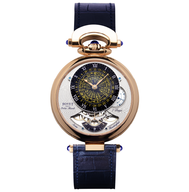 Orbis Mundi Unique Aventurine and Lotus Guilloché, 18K Red Gold - Cortina Watch Taiwan