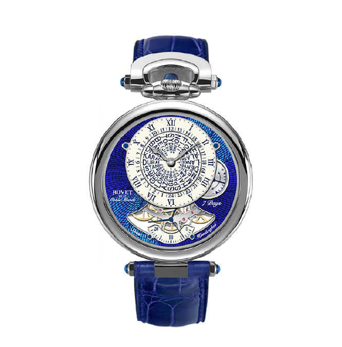 Orbis Mundi Ivory Lacquered Dial, Polished Titanium - Cortina Watch Taiwan