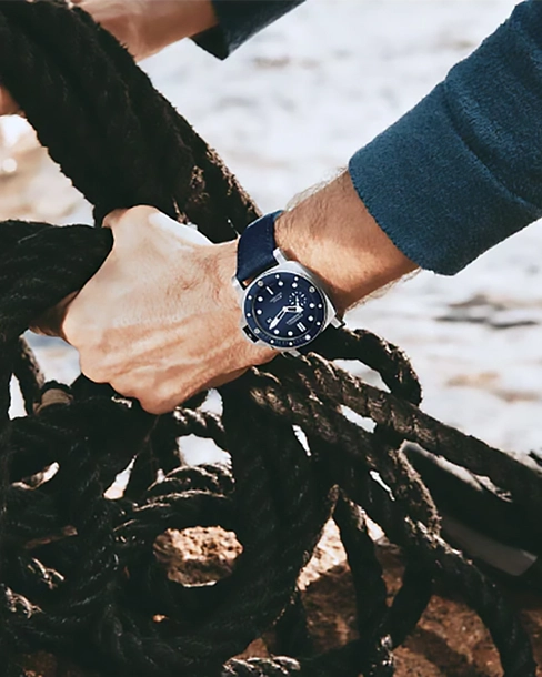 Submersible QuarantaQuattro ESteel™ Blu Profondo - Cortina Watch Taiwan