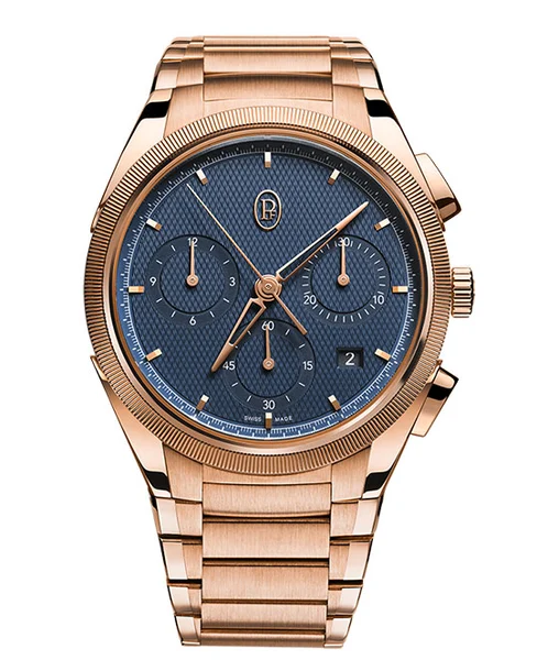 Tonda PF Chronograph Rose Gold Milano Blue - Cortina Watch Taiwan
