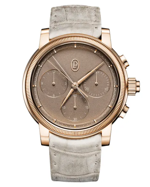 Toric Chronograph Rattrapante Rose Gold Natural Umber - Cortina Watch Taiwan