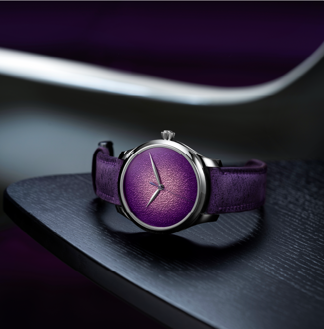 Endeavour Centre Seconds Concept Purple Enamel - Cortina Watch Taiwan