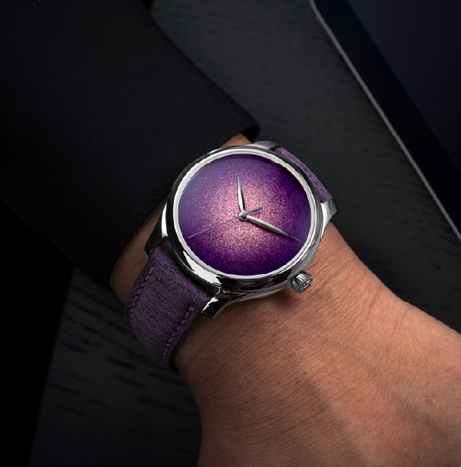 Endeavour Centre Seconds Concept Purple Enamel - Cortina Watch Taiwan