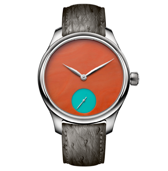 Endeavour Small Seconds Concept Pop - Coral and Turquoise Dial - Cortina Watch Taiwan