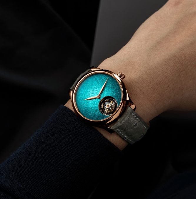 Endeavour Tourbillon Concept Turquoise Enamel - Cortina Watch Taiwan