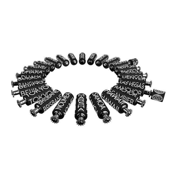 Récital 30 Blue Guilloche Centre Dial in Grade 5 Titanium - Cortina Watch Taiwan