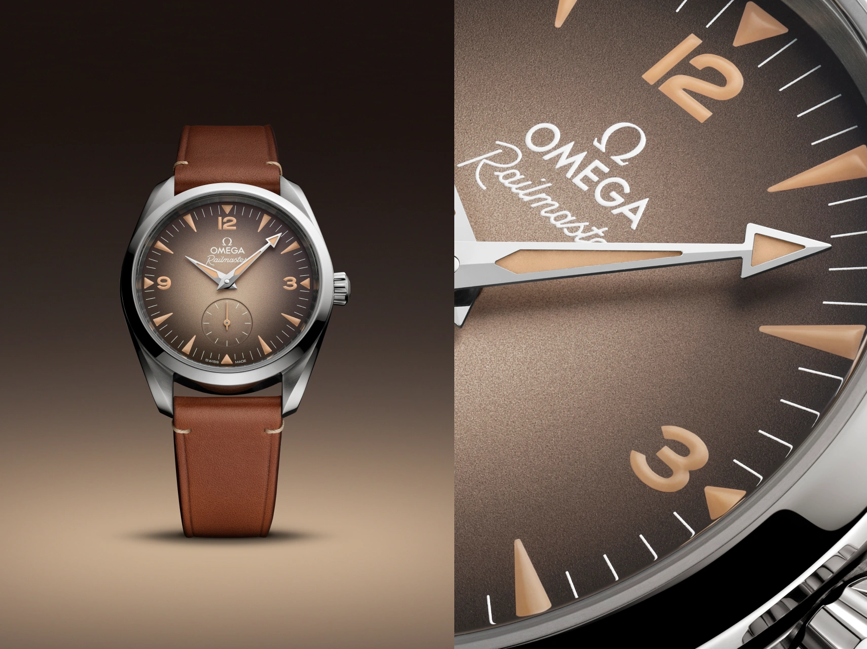 OMEGA Railmaster三針腕錶
