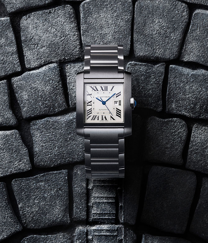 Cartier Tank Francaise At Cortina Watch Collection Beauty Shot