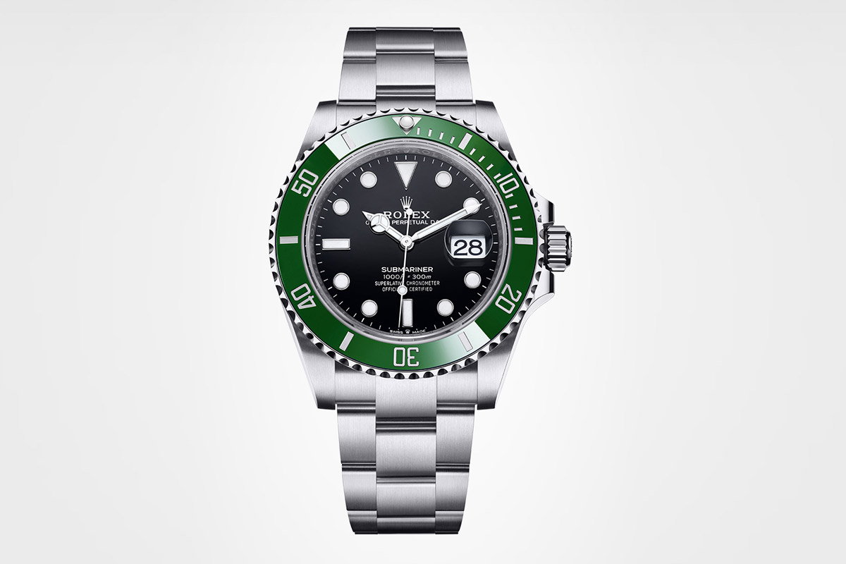 Rolex Oyster Perpetual Submariner Date With Green Bezel And Black Dial Ref. M126610lv 0002