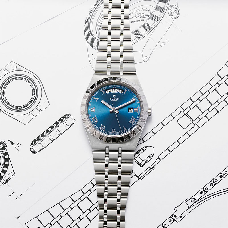 Tudor Royal New Watch Collection With Blue Dial And An Integrated Steel Bracelet