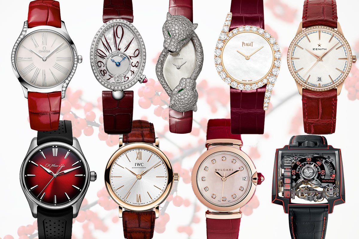 Luxury Watches Red Theme Lunar New Year Valentines Day Feature