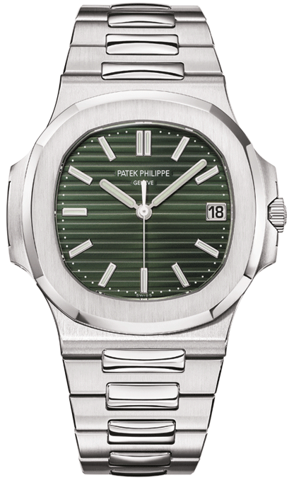 Patek Philippe Nautilus Stainless Steel Olive Green Dial Ref 5711 1a 014 E1617877330381