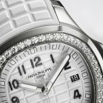 patek philippe aquanaut luce stainless steel white dial ref 5267_200A_010 closeup
