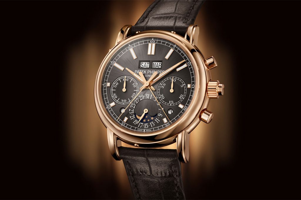 The Patek Philippe Grand Complications Split Seconds Chronograph with Perpetual Calendar Ref 5204R 011 at Cortina Watch