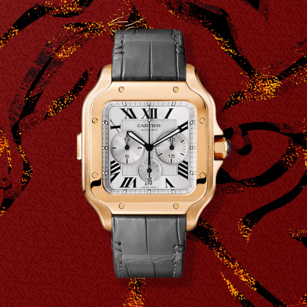 Santos de Cartier Chronograph at Cortina Watch