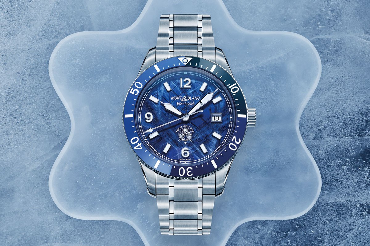 Montblanc Iced Blue 129369 At Cortina Watch Featured