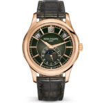 Pp 5205r 011 Patek Philippe Annual Calendar Moonphase Olive Green Front 150x150
