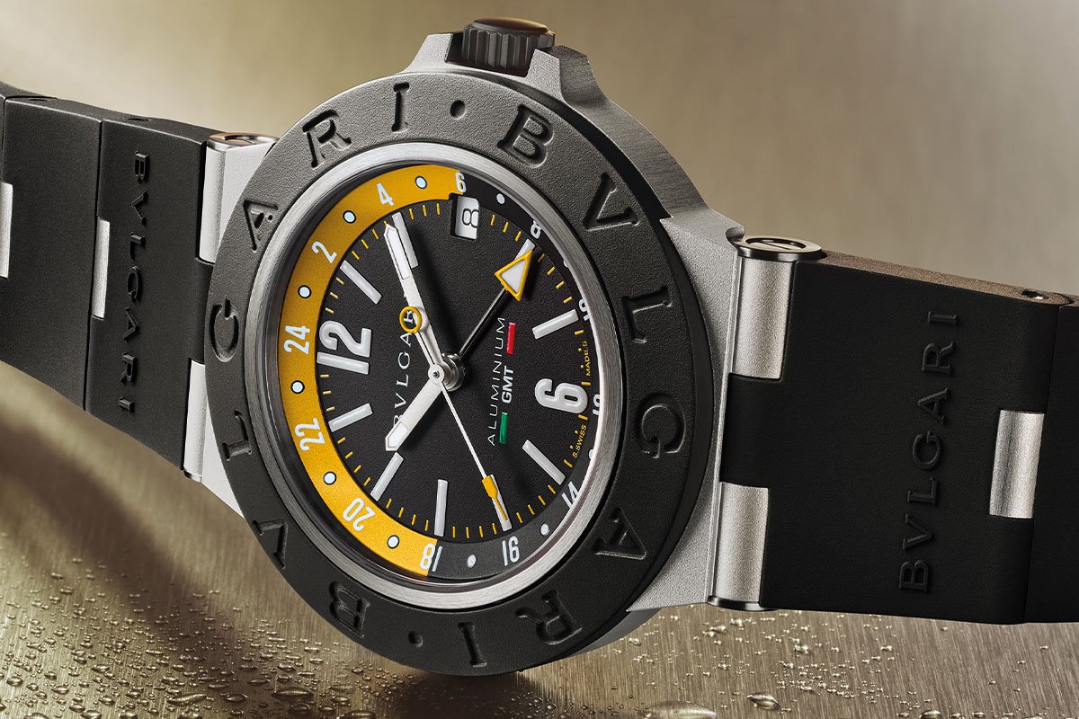 Bvlgari 2022 Aluminium Gmt Vespucci 103702 At Cortina Watch Featured