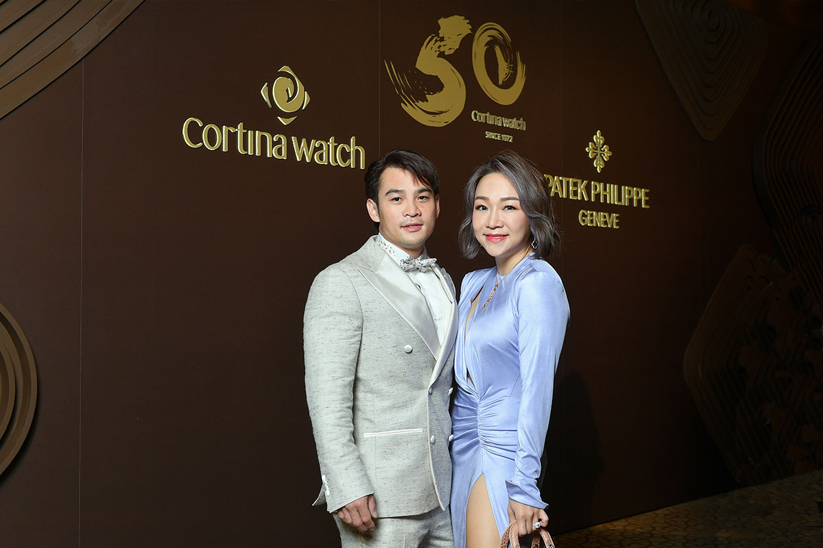 Invited Guests Posing For Photo At Patek Philippe Gala Dinner