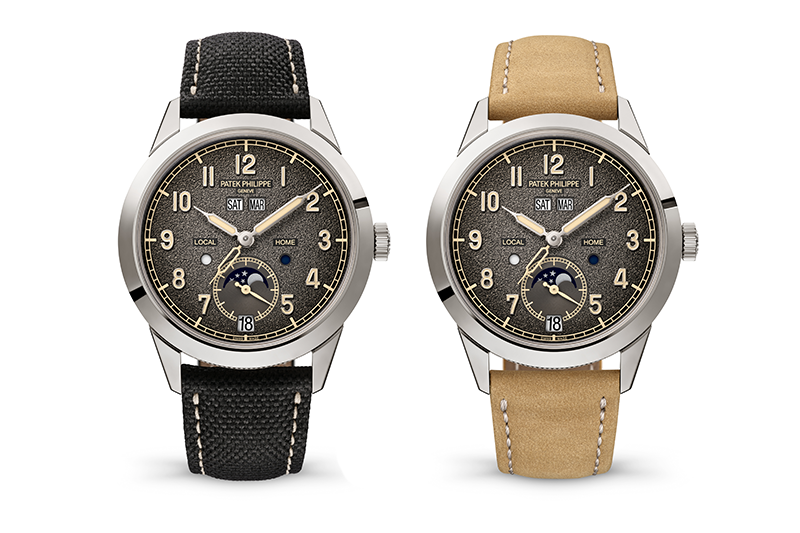 Cortina Watch Two Patek Philippe 5326G_001 with different straps