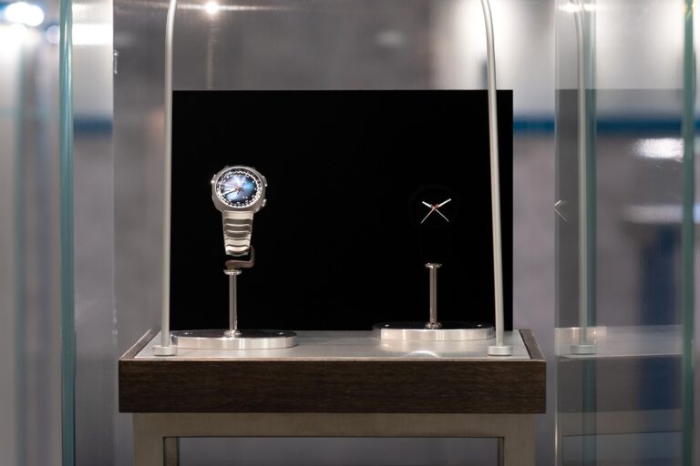H. Moser & Cie. concept watch, the blacker than black streamliner chronograph using Vantablack
