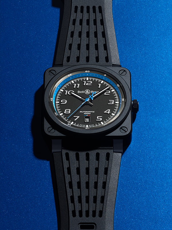 Bell & Ross BR 03-92 A522 in Partnership with Alpine at Cortina Watch vertical