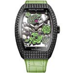 Franck Muller Vanguard Rose Skeleton Black Diamonds At Cortina Watch V32 Rose D Black Green 150x150