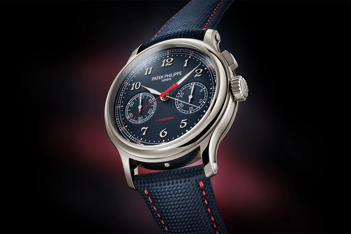 The Patek Philippe chronograph watch Ref. 5470P-001 in platinum.