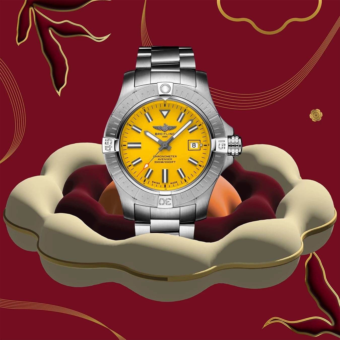 Breitling Avenger Automatic 45 Seawolf_A17319101I1A1_Cortina Watch_chinese new year_auspicious timepiece_five elements_Rabbit year
