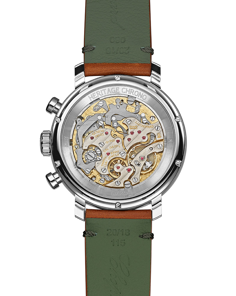 Chopard Luc 1963 Heritage Chronograph 168556 3002 At Cortina Watch Caseback