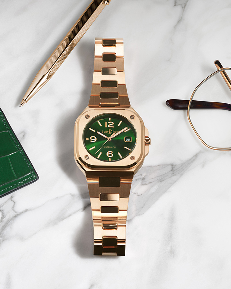 Bell Ross Br05 Green Gold At Cortina Watch Campaign Shot