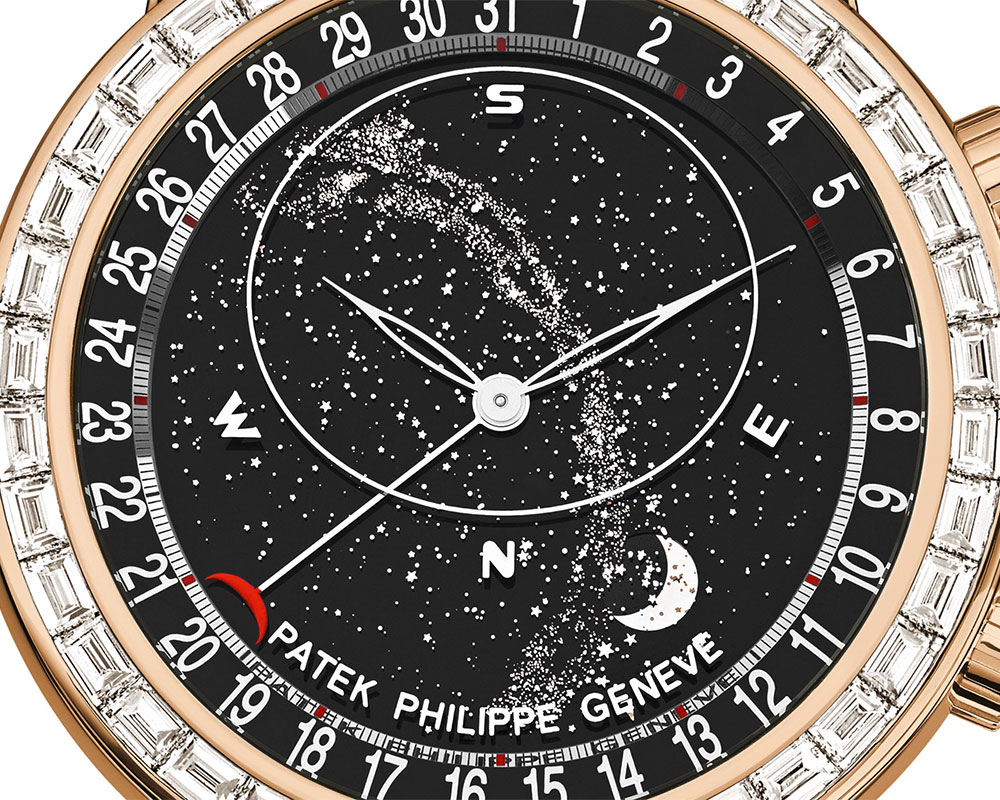 Patek Philippe_Celestial Moon Age_6104R_001_Cortina Watch_close up