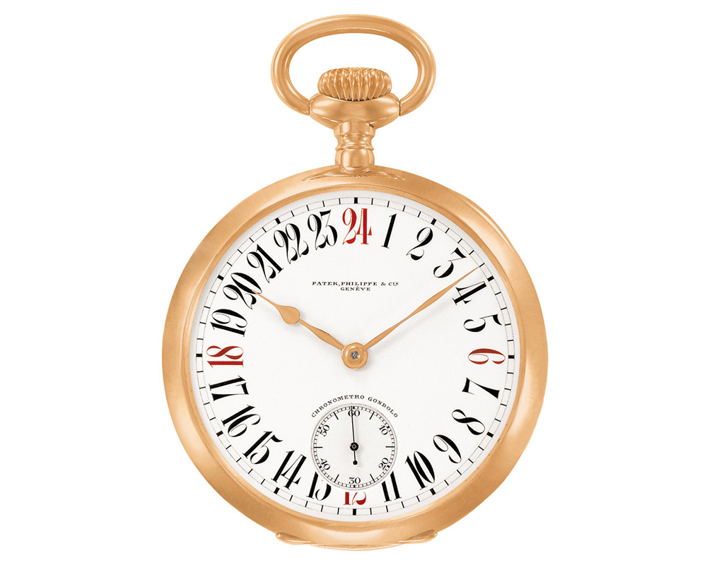 Patek Philippe Chronometro Gondolo 24h Pocket Watch At Cortina Watch