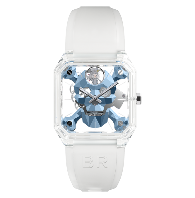 Bell & Ross_BR 01 Cyber Skull Sapphire Ice Blue_Cortina Watch