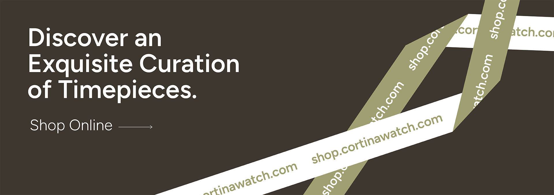 Cortina Watch Ecommerce Web Banner