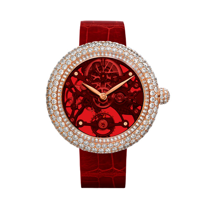 Brilliant Skeleton Northern Lights Rose Gold Red_BS431.40.RD_cortinawatch