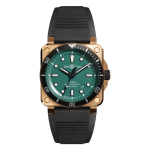 Bell Ross Br 03 92 Diver Black Green Bronze Cortina Watch Frontal For Watch Page 150x150