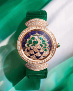 Bvlgari_Divas’ Dream Peacock Marquetry Jumping Hours and Retrograde Minutes_Cortina Watch