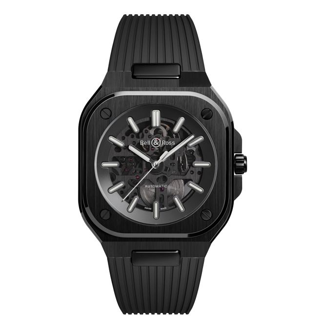 Bell & Ross_BR 05 Skeleton Black Ceramic (Rubber Strap)_BR05A-BL-SK-CE_Cortina Watch