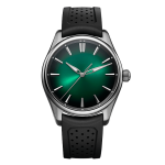 H. Moser Cie. Pioneer Centre Seconds Cosmic Green 3201 1201 Cortina Watch Frontal 150x150