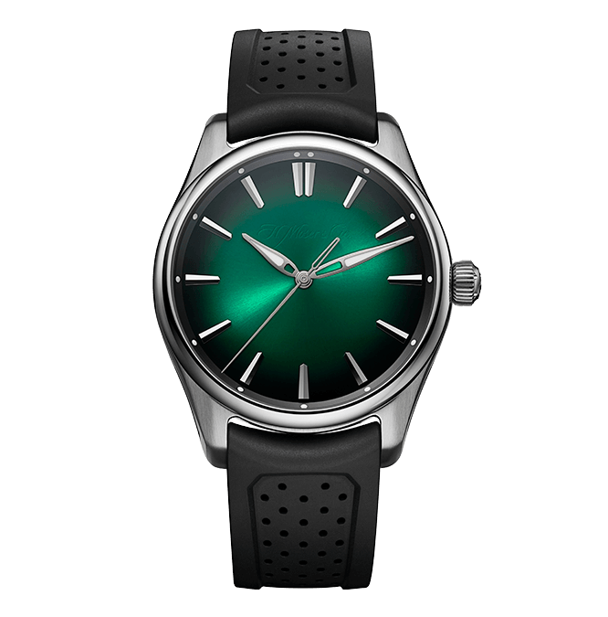H. Moser & Cie._Pioneer Centre Seconds_Cosmic Green_3201-1201_Cortina Watch - frontal