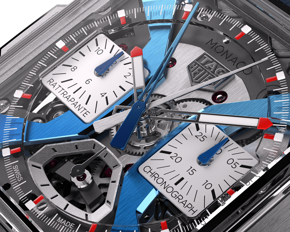 TAG Heuer_Monaco Split Seconds Chronograph_CBW2182.FC8339_Cortina Watch - close up
