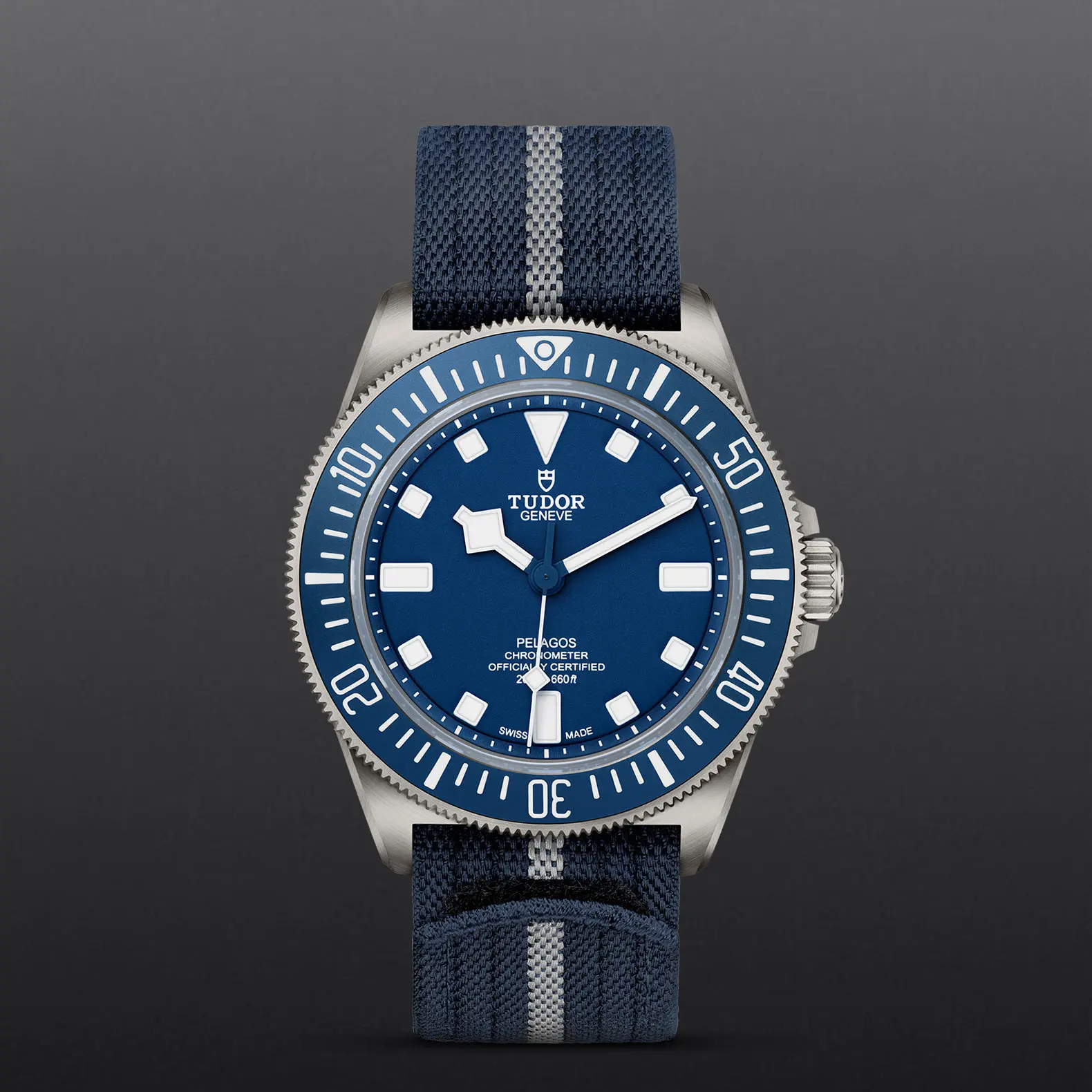 TUDORPelagos FXDPelagos FXDTitanium case, 42mm in diameter, 12.75mm thick, 52mm from lug to lug, satin-brushed finish Fixed bracelet bars Steel case back - M25707B/26-0001 at Cortina Watch Singapore