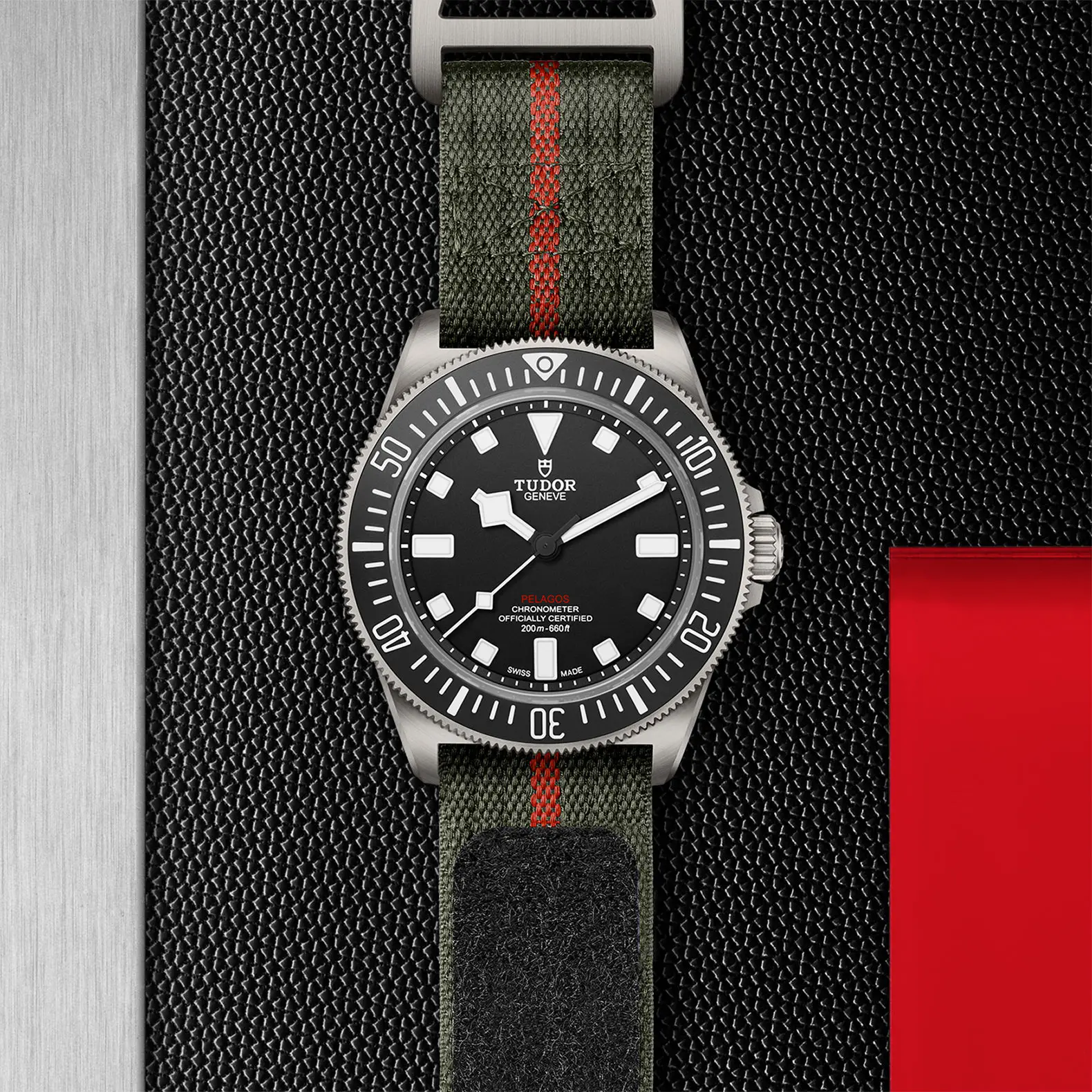 TUDORPelagos FXDPelagos FXDTitanium case, 42mm in diameter, 12.75mm thick, 52mm from lug to lug, satin-brushed finish, fixed strap bars, steel case back - M25717N-0001 at Cortina Watch Singapore
