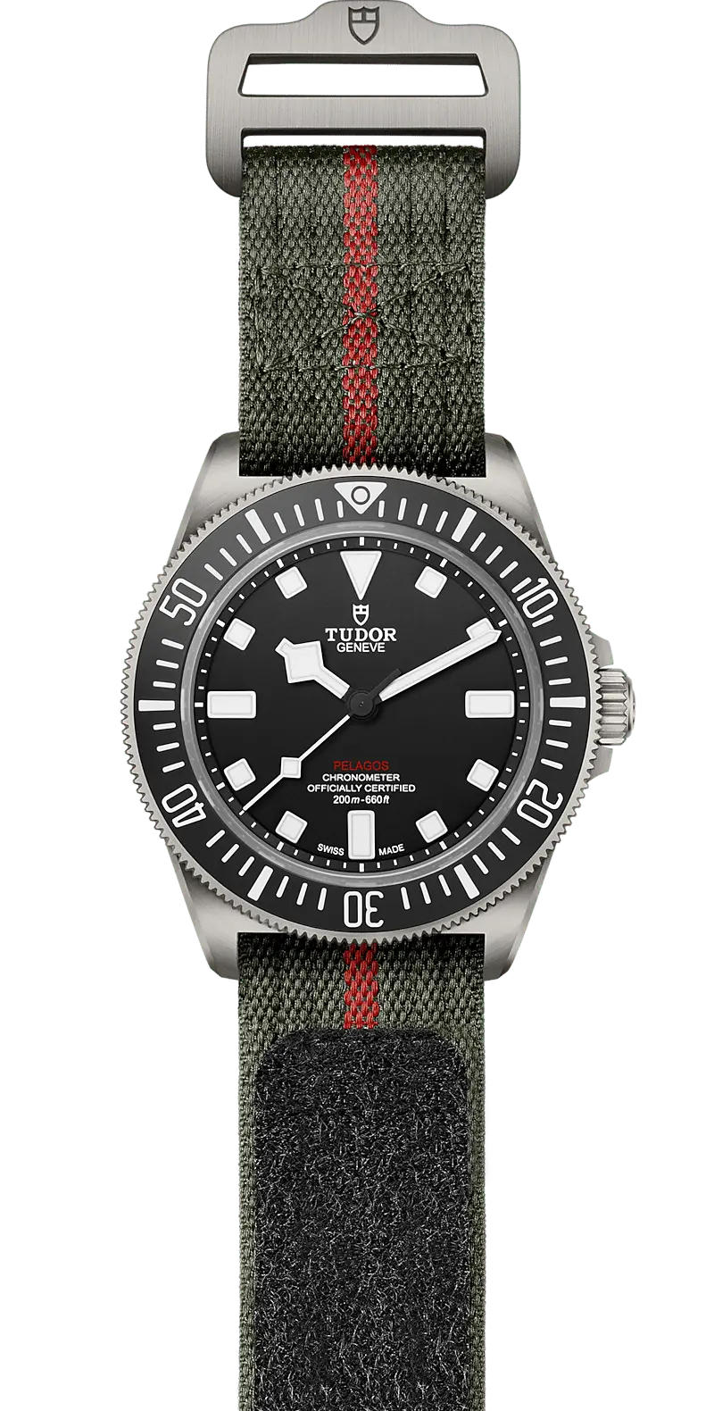 TUDORPelagos FXDPelagos FXDTitanium case, 42mm in diameter, 12.75mm thick, 52mm from lug to lug, satin-brushed finish, fixed strap bars, steel case back - M25717N-0001 at Cortina Watch Singapore