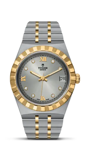 TUDORTUDOR RoyalTUDOR Royal34mm steel case with polished and satin finish - M28403-0002 at Cortina Watch Singapore