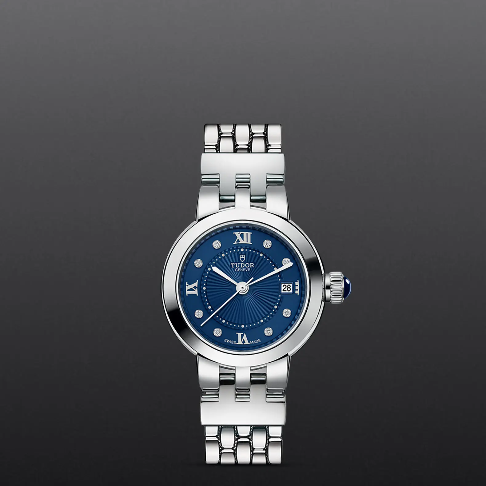TUDORClair de RoseClair de Rose26mm steel case with polished finish - M35200-0010 at Cortina Watch Singapore