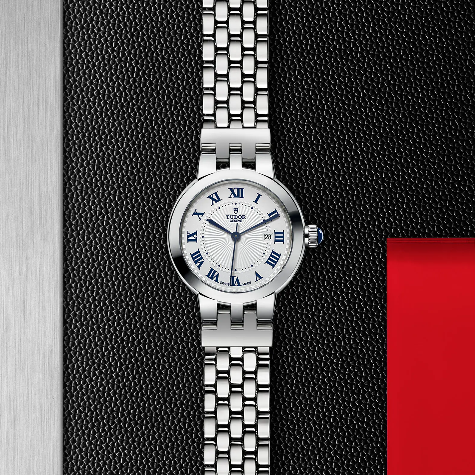 TUDORClair de RoseClair de Rose30mm steel case with polished finish - M35500-0001 at Cortina Watch Singapore